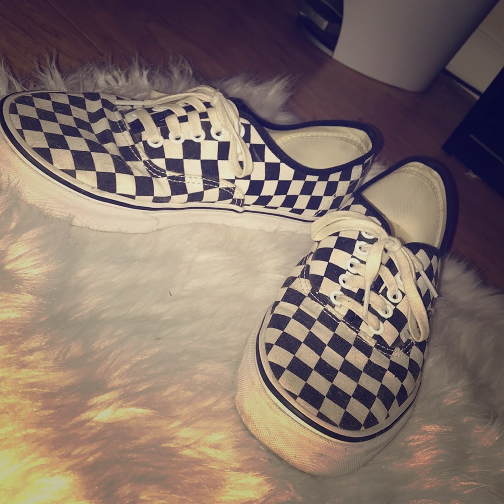 Checkered Vans